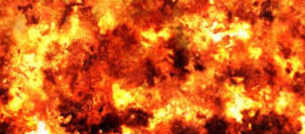Oil explosion in Libya - Fireball - no photographer cited Oil explosion in Libya - Fireball - no photographer cited