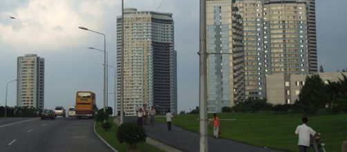 Buildings in Pyongyang (Image credit - Nicor, Wikimedia Commons)