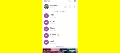 Snapchat : des Stories sur le web ?