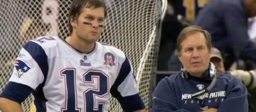 Patriots quarterback Tom Brady and head coach Bill Belichick. - [NFL World / YouTube screencap]