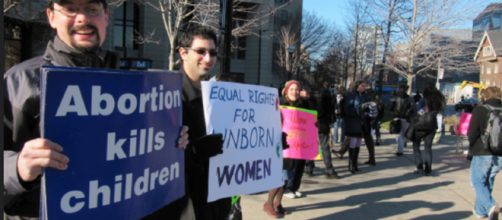 Anti abortion activists - Image credit University of Torontom | Flickr