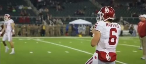 Baker Mayfield: Do NFL scouts view him as the next Favre or Manziel? - [Image by YouTube screencap / Sam Echols]