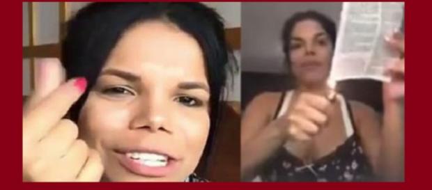 Day Mccarthy queima a Bíblia e causa revolta (Foto: Captura de vídeo) Day Mccarthy queima a Bíblia e causa revolta (Foto: Captura de vídeo)