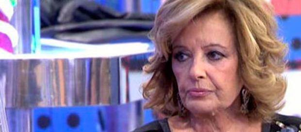 María Teresa Campos, enfadada. María Teresa Campos, enfadada.