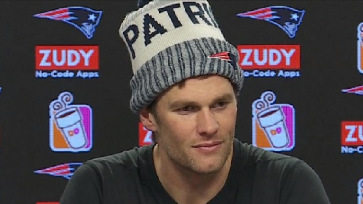 tom brady stocking cap