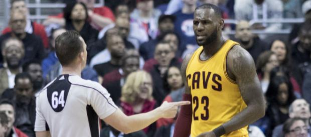 LeBron James doesn't like NBA officiating. Image Credit: Keith Allison / Flickr LeBron James doesn't like NBA officiating. Image Credit: Keith Allison / Flickr