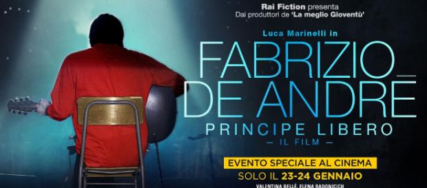 Principe Libero, al cinema per due giorni il film su De André - sentireascoltare.com Principe Libero, al cinema per due giorni il film su De André - sentireascoltare.com