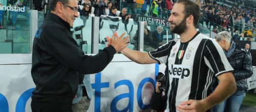 Napoli Juventus Higuain Sarri - corrieredellosport.it