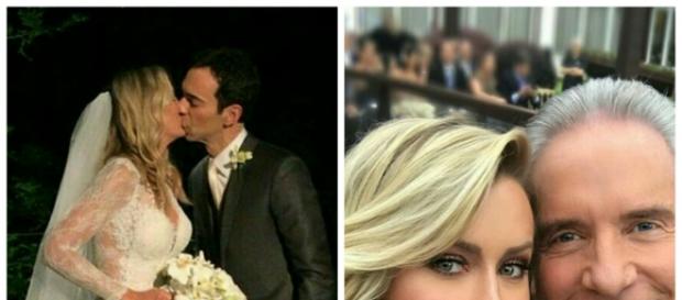 Ticiane Pinheiro e César Tralli casaram. Roberto Justus e namorada comparecem Ticiane Pinheiro e César Tralli casaram. Roberto Justus e namorada comparecem