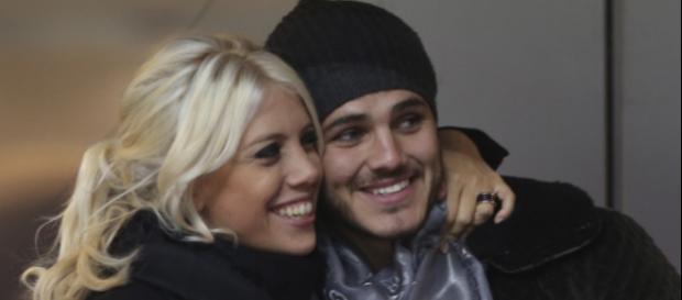 Wanda Nara e Mauro Icardi muito felizes (Foto Reprodução) Wanda Nara e Mauro Icardi muito felizes (Foto Reprodução)