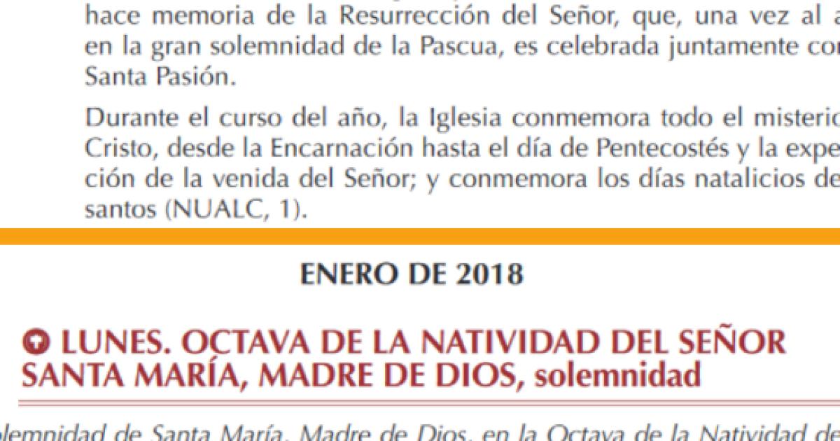 ¿Celebra la Iglesia el 1 de enero como año nuevo?