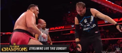 Dean Ambrose vs. Samoa Joe: Raw, Dec. 11,- Image credit - WWE | YouTube