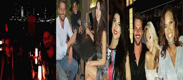 Marcos tem posado ao lado de lindas mulheres (foto/montagem) Marcos tem posado ao lado de lindas mulheres (foto/montagem)