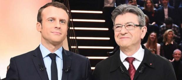 Un Macron-Jupiter sûr de lui face à un Mélenchon souriant malgré lui. Un Macron-Jupiter sûr de lui face à un Mélenchon souriant malgré lui.