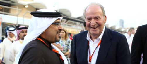 El Rey Juan Carlos y un jeque árabe