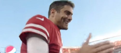 Jimmy Garoppolo has led the 49ers to four straight wins (Image Credit: NFL Films/YouTube)