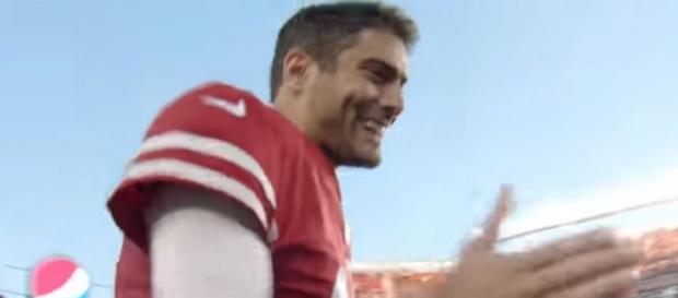 Jimmy Garoppolo has led the 49ers to four straight wins (Image Credit: NFL Films/YouTube) Jimmy Garoppolo has led the 49ers to four straight wins (Image Credit: NFL Films/YouTube)