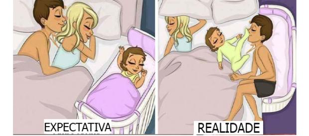Uma criança muda completamente a vida do casal Uma criança muda completamente a vida do casal