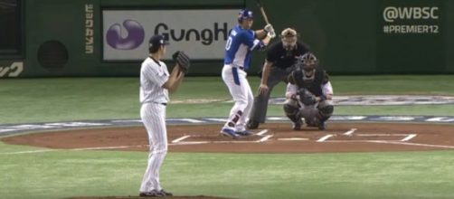 Shohei Ohtani pitching in Japan. - [WSBC / YouTube screencap]