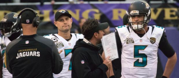 Blake Bortles threw for over 300 yards and two touchdowns for the Jaguars in Week 13. Image Source: Flickr | Keith Allison Blake Bortles threw for over 300 yards and two touchdowns for the Jaguars in Week 13. Image Source: Flickr | Keith Allison