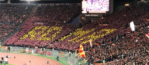 Roma-Lazio, ecco la coreografia della Curva Sud per il derby ... - corrieredellosport.it