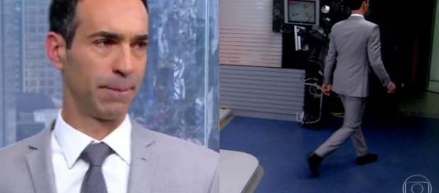 Cesar Tralli mal casou e já teve que atender pedido de diretor da Globo. (Foto Reprodução) Cesar Tralli mal casou e já teve que atender pedido de diretor da Globo. (Foto Reprodução)