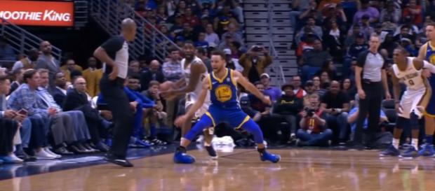 The Golden State Warriors will miss Stephen Curry for two weeks due to an injury. (Image Credit: MLG Highlights/YouTube screencap) The Golden State Warriors will miss Stephen Curry for two weeks due to an injury. (Image Credit: MLG Highlights/YouTube screencap)