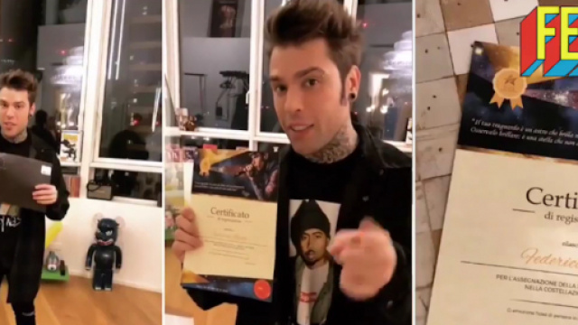 Da qualche giorno è possibile regalare una stella con dedica di Fedez.