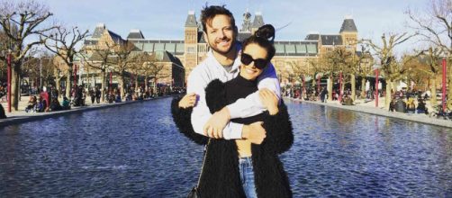 Scheana Marie and Robert Valletta visit Amsterdam. [Photo via Scheana/Instagram]