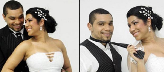 Cantor Naldo e sua esposa Mulher Moranguinho Cantor Naldo e sua esposa Mulher Moranguinho