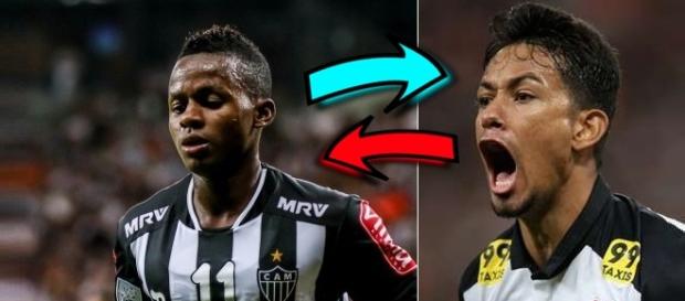 Cazares e Lucca - Jogadores de futebol Cazares e Lucca - Jogadores de futebol