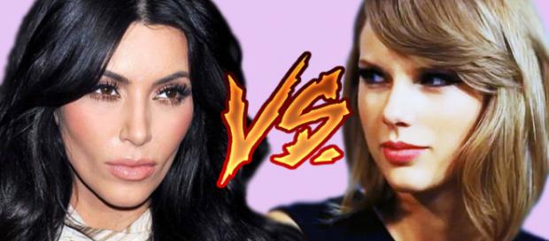 Kim Kardashian e Taylor Swift brigaram novamente Kim Kardashian e Taylor Swift brigaram novamente