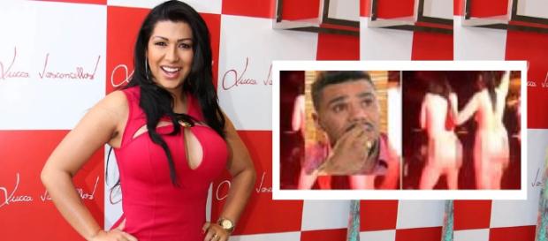 Moranguinho tirou a roupa em boate após ciúme de Naldo Moranguinho tirou a roupa em boate após ciúme de Naldo