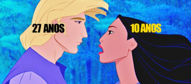 Pocahontas tinha apenas 10 anos quando conheceu John Smith (Foto: Reprodução/Walt Disney) Pocahontas tinha apenas 10 anos quando conheceu John Smith (Foto: Reprodução/Walt Disney)