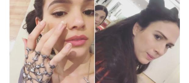 Tatá acabou levando um susto de Marquezine. Tatá acabou levando um susto de Marquezine.
