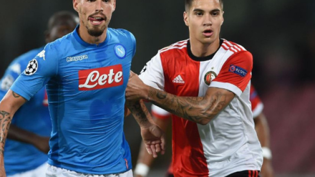 Un' immagine tratta dalla partita di andata: fonte: eurosport