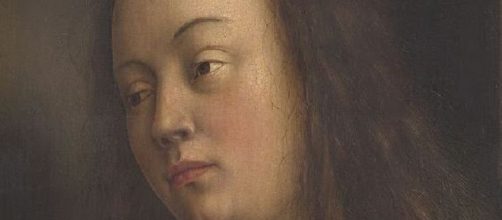 Retrato de Eva realizado por Jan van Eyck, que a menudo es utilizado para representar a Lucrecia de León.