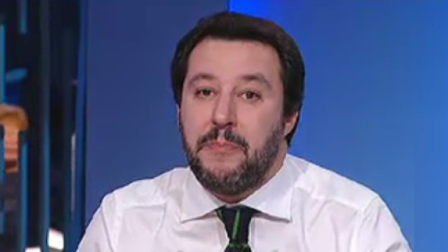 Matteo Salvini ospite da Lilli Gruber