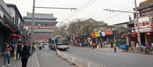 Street scene of Beijing (Image credit – Daniel Case, Wikimedia Commons)