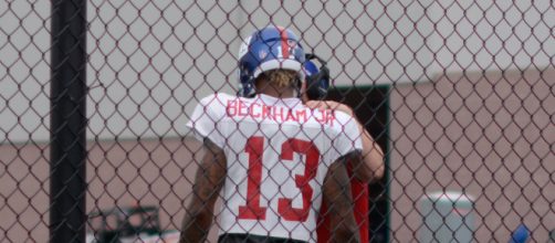 Odell Beckham doesn't understand why he and Tom Brady aren't in the same class. - [Image via Tom Hanny / Wikimedia Commons]