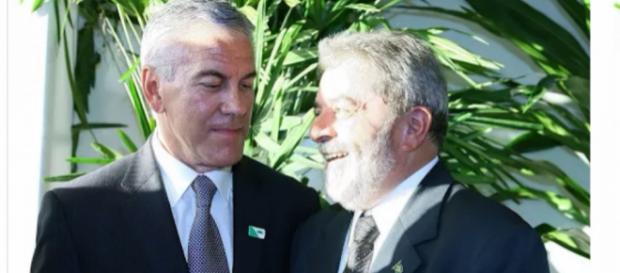 Palmiro Frasquet e o ex-presidente Lula Palmiro Frasquet e o ex-presidente Lula