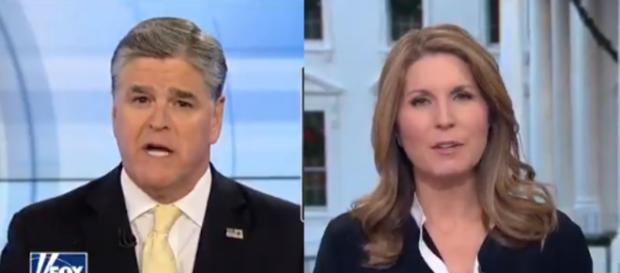 Sean Hannity, Nicolle Wallace, via Twitter Sean Hannity, Nicolle Wallace, via Twitter