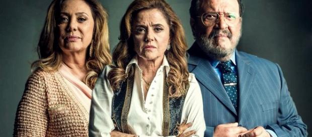 Trio do mal, formado na novela da Globo. Trio do mal, formado na novela da Globo.