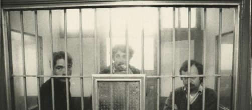 Andreu Solsona, Arnau Vilardebò y Gabi Renom, encarcelados en 1977 en la Cárcel Modelo de Barcelona