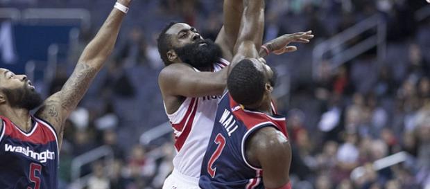 James Harden scored 48 points (via Wikimedia Commons - Keith Allison) James Harden scored 48 points (via Wikimedia Commons - Keith Allison)
