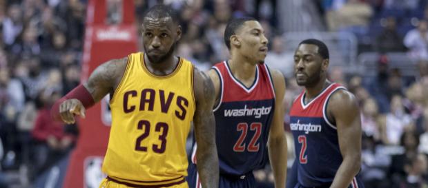 LeBron James talks about the loss to the Pacers. Image Credit: Keith Allison / Flickr LeBron James talks about the loss to the Pacers. Image Credit: Keith Allison / Flickr