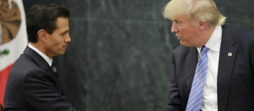 Donald Trump con il Presidente Messicano