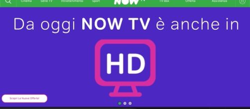 Su Now TV è arrivato oggi finalmente la risoluzione HD