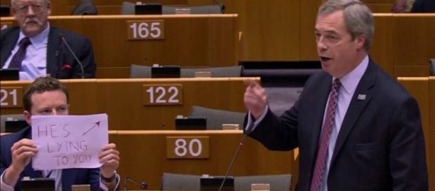 I had a 'screw it moment', says Europe MP who held sign up behind ... - scmp.com I had a 'screw it moment', says Europe MP who held sign up behind ... - scmp.com