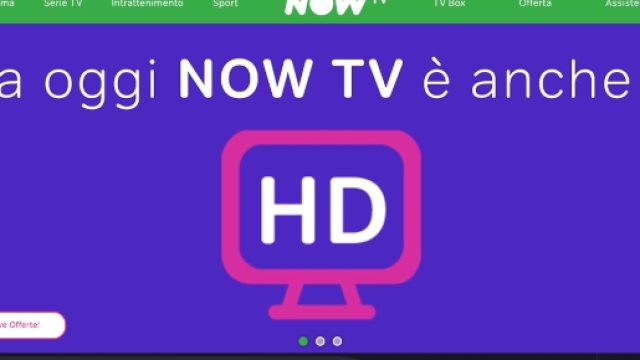 Su Now TV &egrave; arrivato oggi finalmente la risoluzione HD